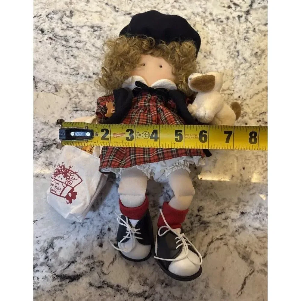 Lizzie High Shoe‎ String Babies doll Megan French Schoolgirl Puppy